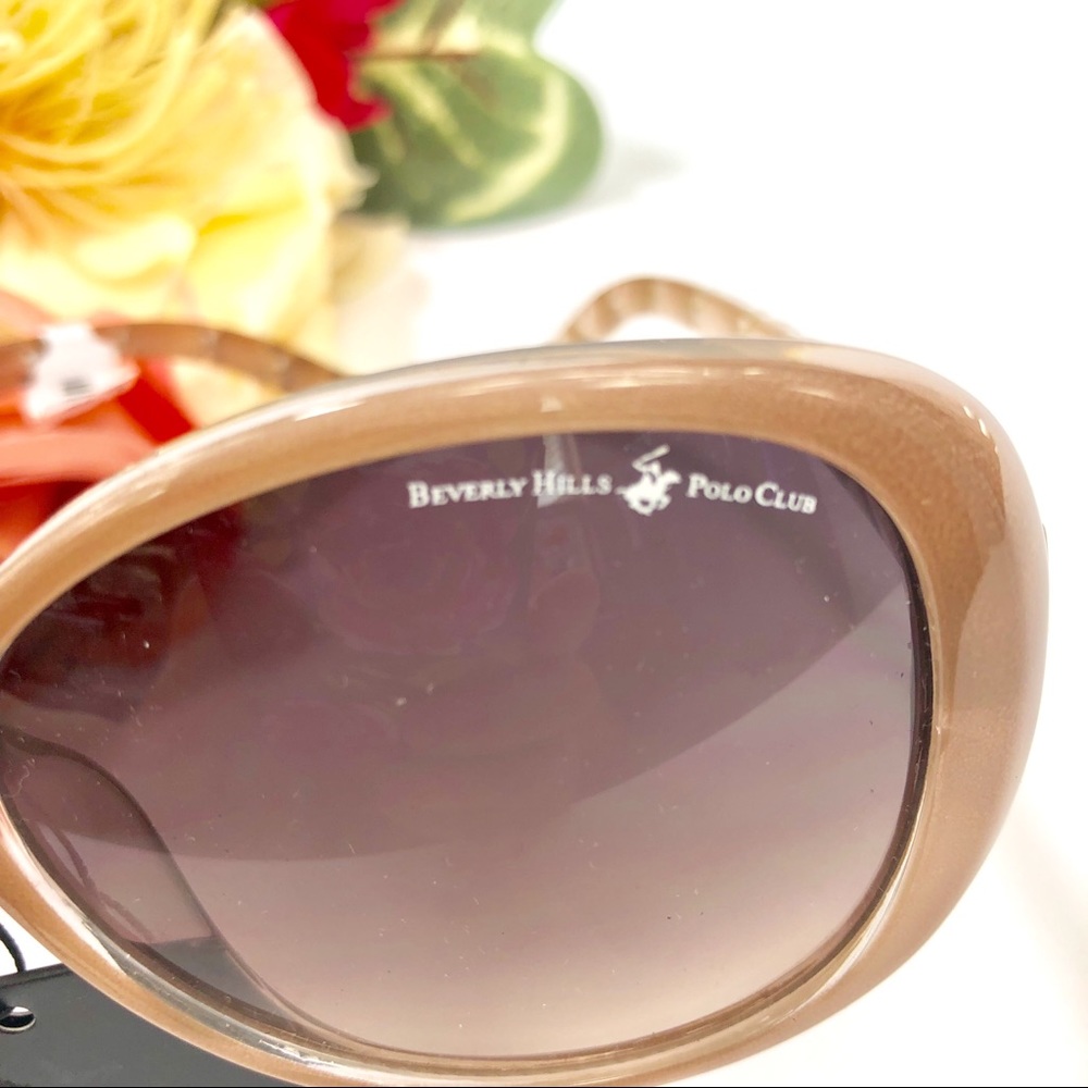 Beverly Hills Polo Club Taupe Sunglasses🐎 - Picture 5 of 8